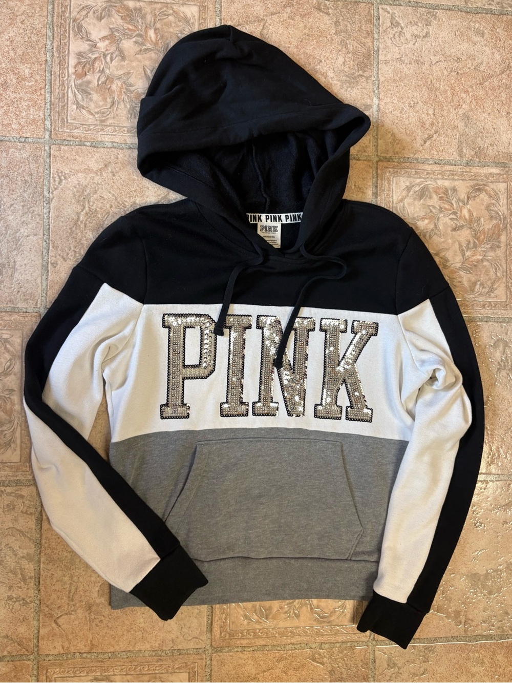 Pink Victoria’s Secret hoodie